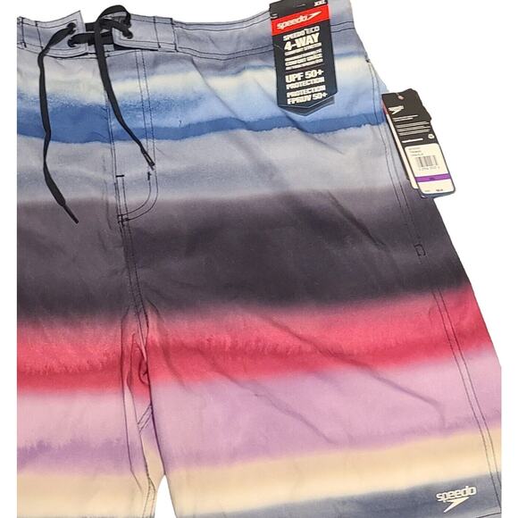 Men's Speedo XXL Volley.Swim Trunks 4-Way Stretch UPF 50+ Shorts Beach & Travel - Picture 4 of 9